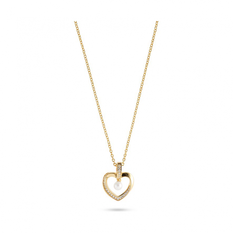 JETTE Kette TWISTED HEART 89221837 925er Silber, recycelt
