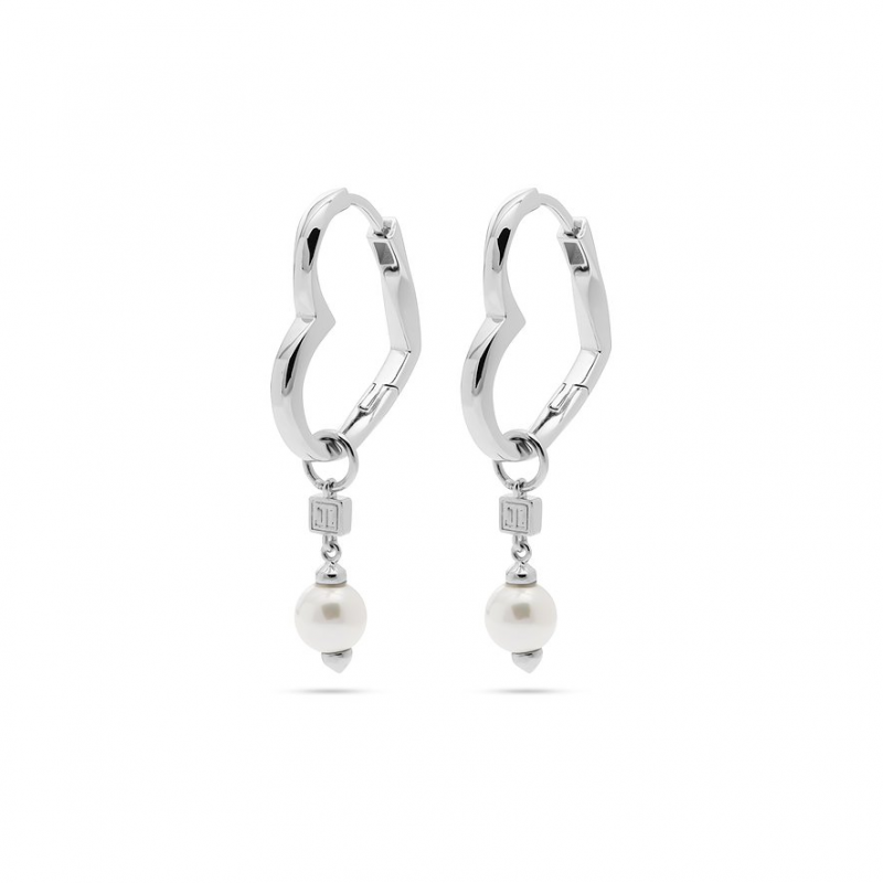 JETTE Ohrhänger TWISTED HEART 89221917 925er Silber, recycelt