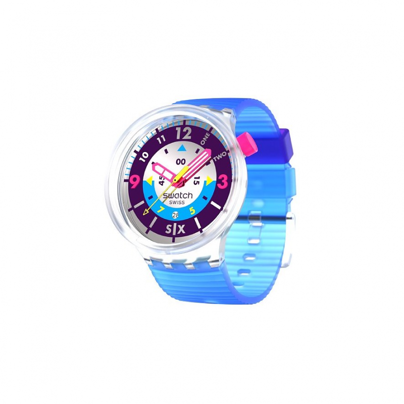 Swatch Unisexuhr 2509 SWATCH NEON SB01K400 Kunststoff