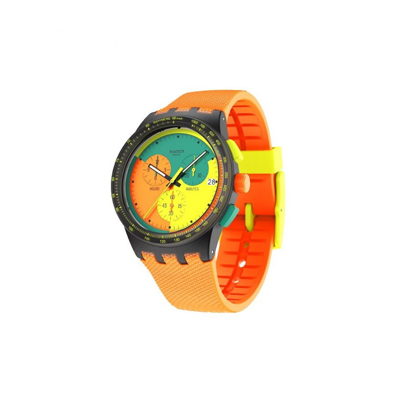 Swatch Unisexuhr 2509 SWATCH NEON SUSB422 Kunststoff