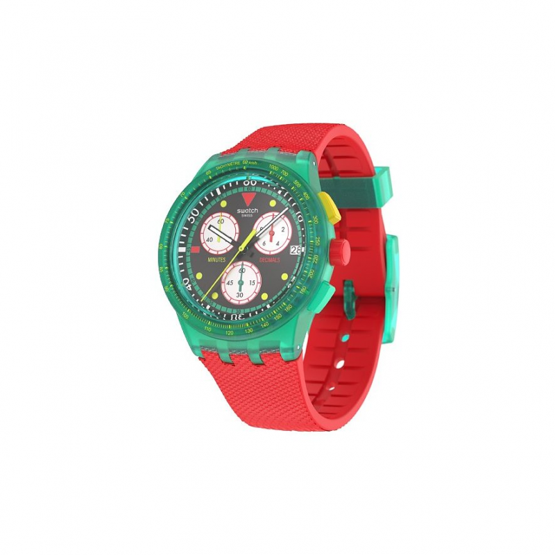 Swatch Unisexuhr 2509 SWATCH NEON SUSG409 Kunststoff
