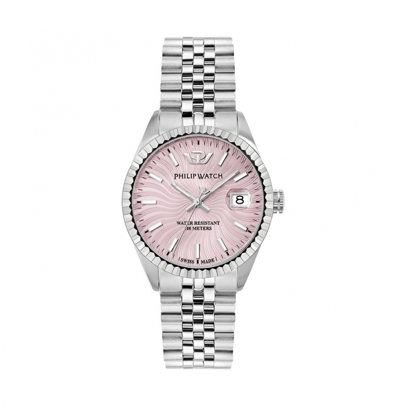 Philip Watch Damenuhr Caribe Urban 35mm R8253597680 Edelstahl – Bild 1 von 2