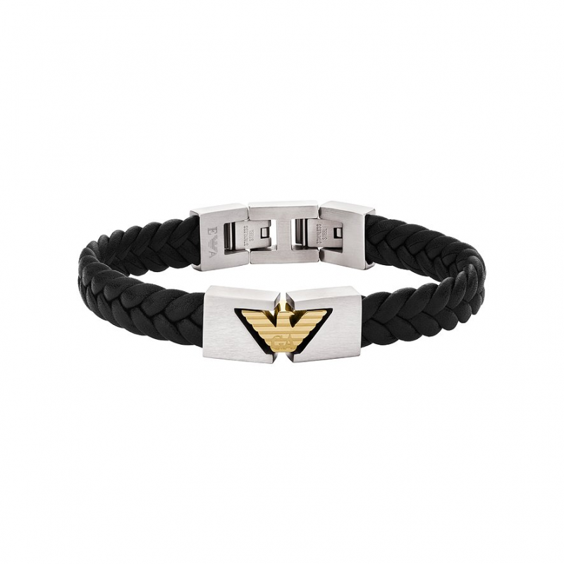 Emporio Armani Armband Holiday 2025 EGS3253040 Leder, Edelstahl – Bild 1 von 2