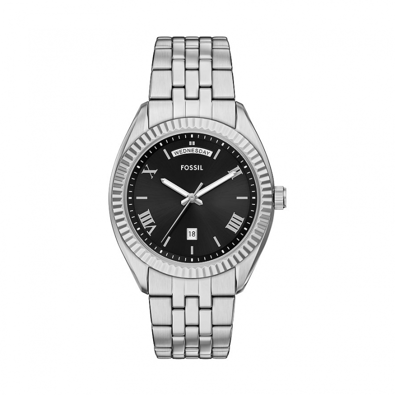 Fossil Herrenuhr Holiday 2025 FS6139 Edelstahl – Bild 1 von 3