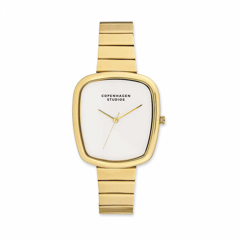 Copenhagen Studios Damenuhr Curved CPT-0002-MQ Edelstahl – Bild 1 von 3