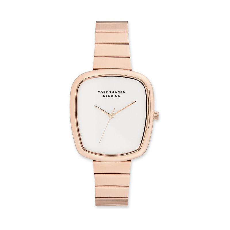 Copenhagen Studios Damenuhr Curved CPT-0003-MQ Edelstahl – Bild 1 von 3
