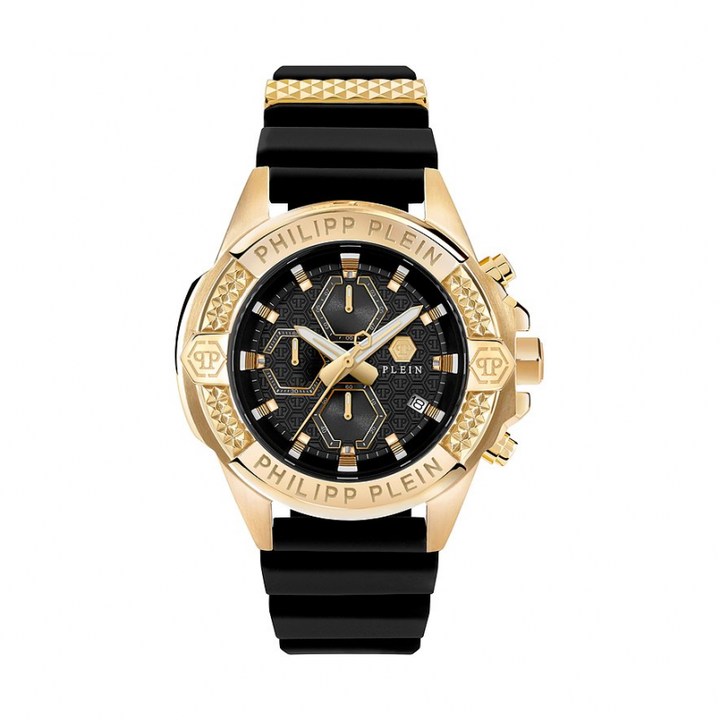 Philipp Plein Herrenuhr The Skull Chrono PWWFA0225 Edelstahl – Bild 1 von 3