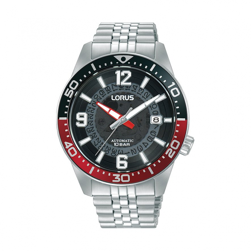 Lorus Herrenuhr Sports Mechanical RU413AX9 Edelstahl