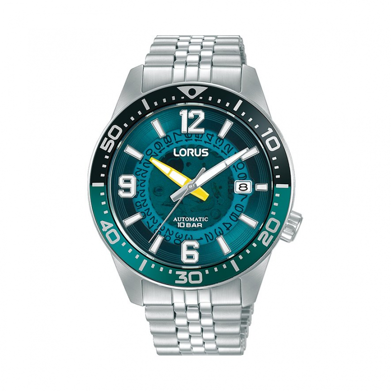 Lorus Herrenuhr Sports Mechanical RU417AX9 Edelstahl