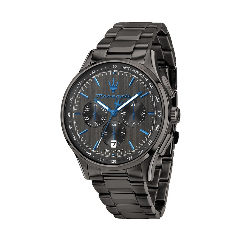 Maserati Chronograph Sorpasso Dark Edition R8873654002 Edelstahl – Bild 1 von 3