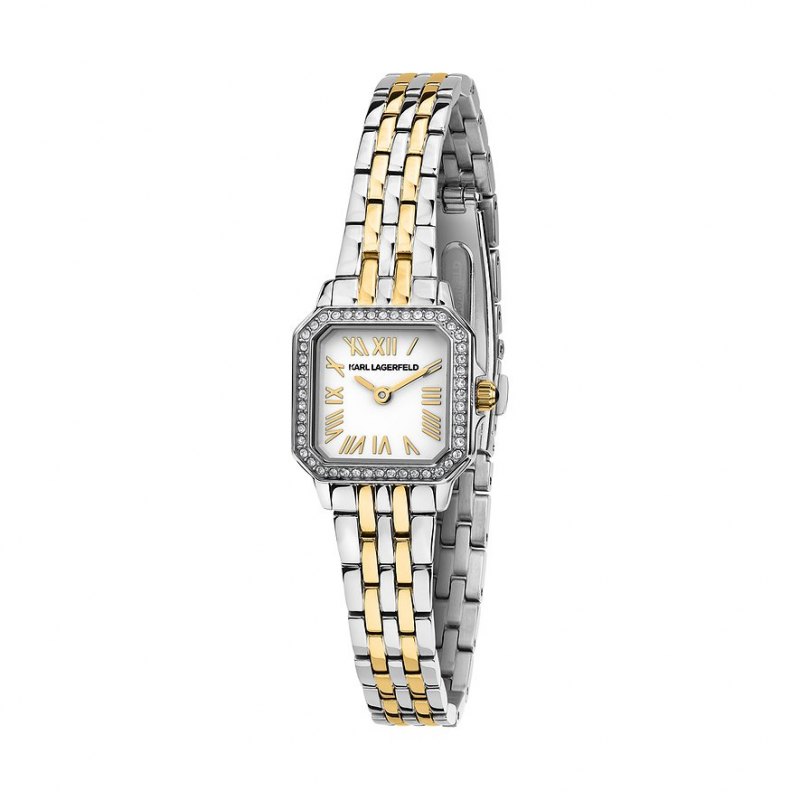 Karl Lagerfeld Damenuhr Icon Square Mini R0553111503 Edelstahl – Bild 1 von 3