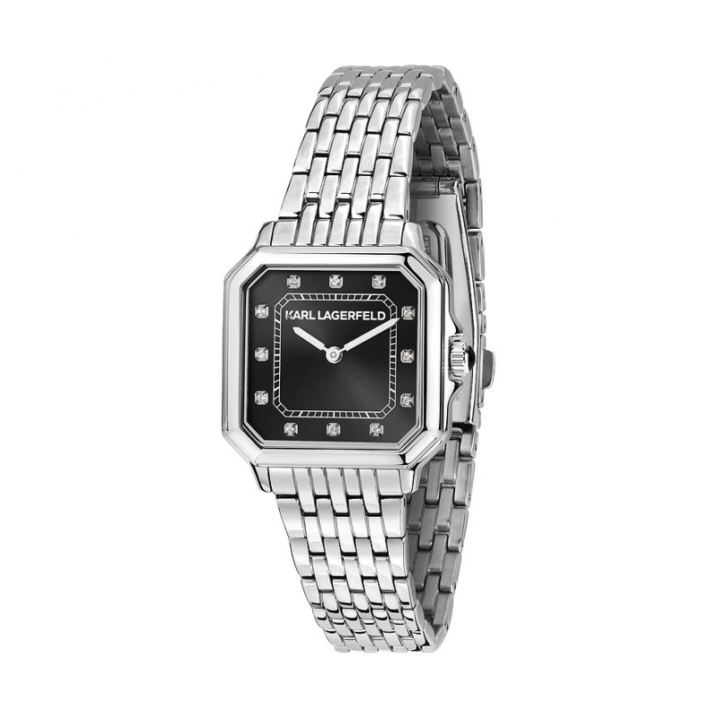 Karl Lagerfeld Damenuhr Icon Square R0553110507 Edelstahl – Bild 1 von 3
