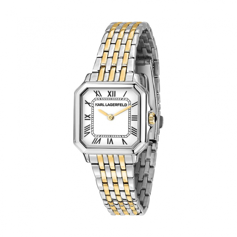 Karl Lagerfeld Damenuhr Icon Square R0553110505 Edelstahl – Bild 1 von 3