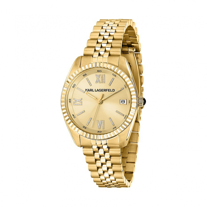 Karl Lagerfeld Damenuhr Timeless Code R0553108504 Edelstahl – Bild 1 von 3