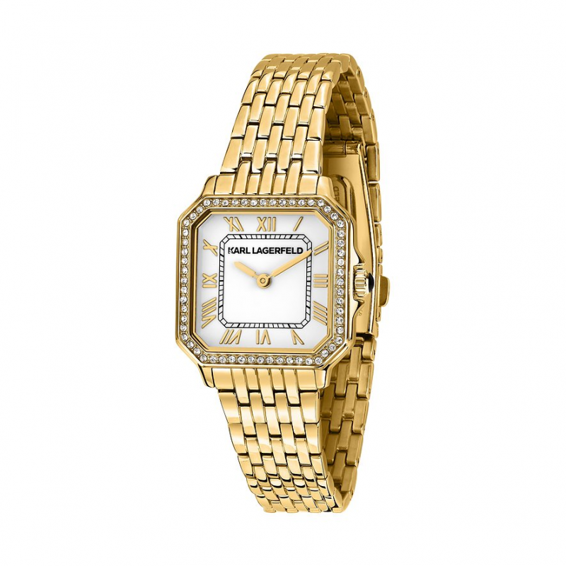 Karl Lagerfeld Damenuhr Icon Square R0553110501 Edelstahl – Bild 1 von 3