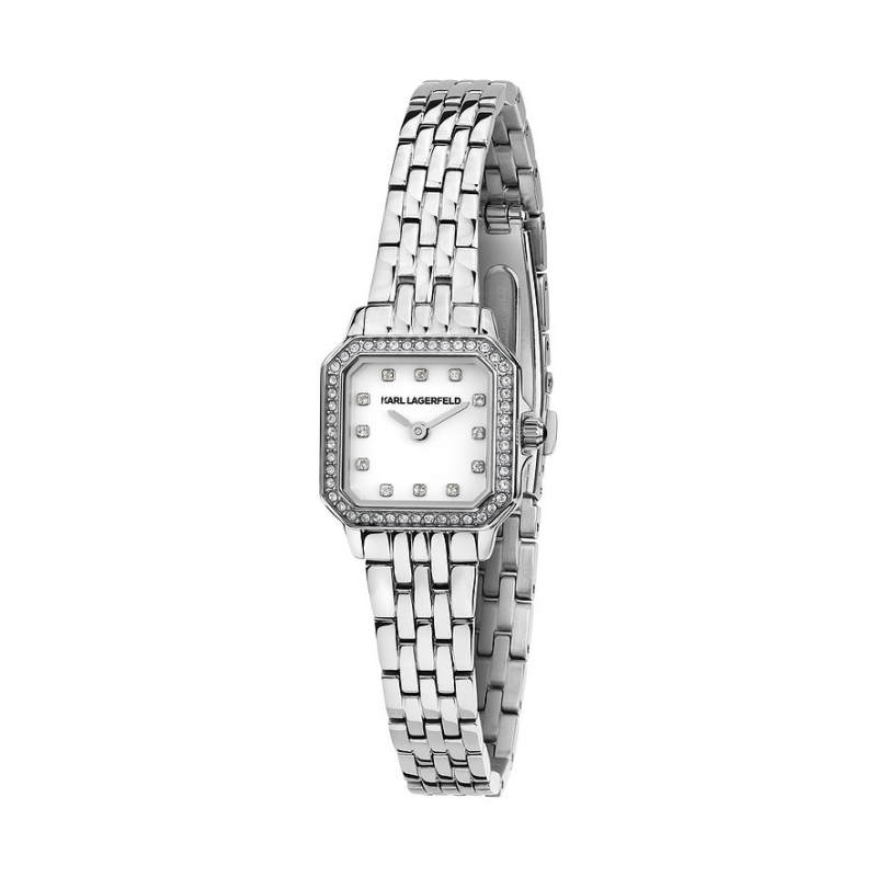 Karl Lagerfeld Damenuhr Icon Square Mini R0553111506 Edelstahl – Bild 1 von 3