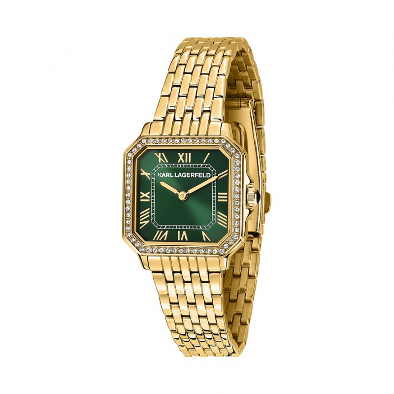 Karl Lagerfeld Damenuhr Icon Square R0553110503 Edelstahl – Bild 1 von 3