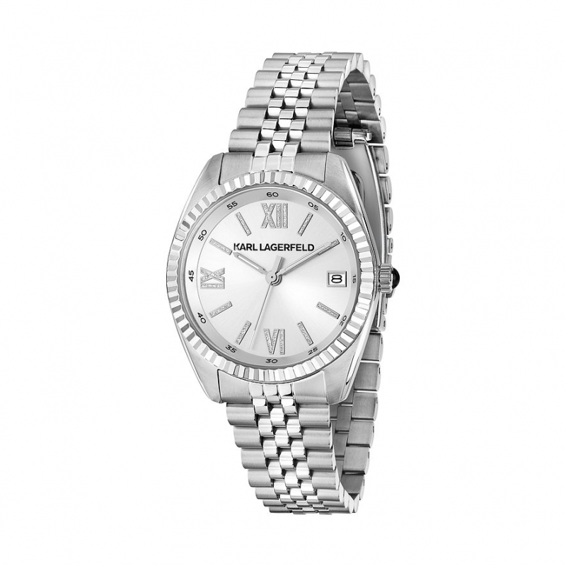 Karl Lagerfeld Damenuhr Timeless Code R0553108509 Edelstahl – Bild 1 von 3