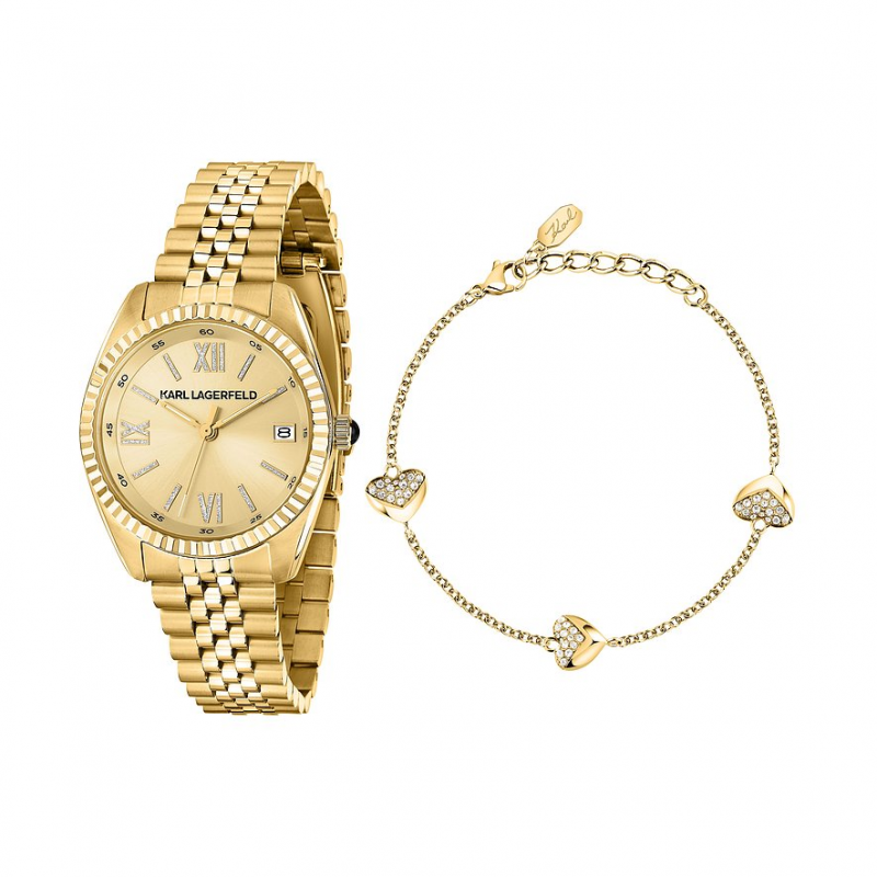 Karl Lagerfeld Uhren-Set Timeless Code R0553108501 – Bild 1 von 3