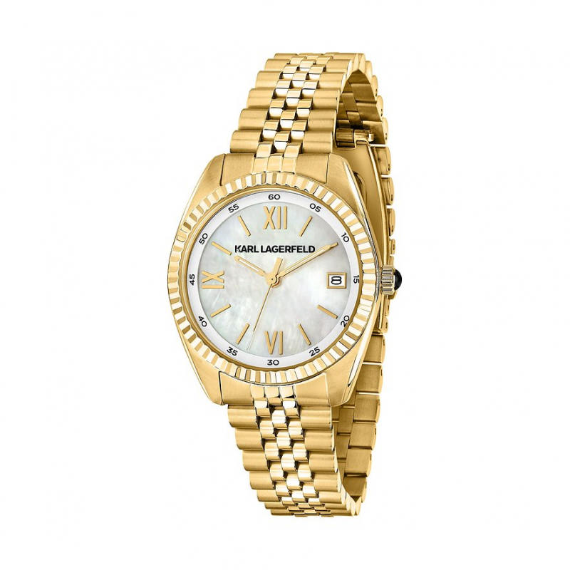Karl Lagerfeld Damenuhr Timeless Code R0553108505 Edelstahl – Bild 1 von 3