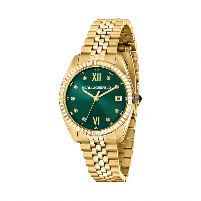 Karl Lagerfeld Damenuhr Timeless Code R0553108502 Edelstahl – Bild 1 von 3