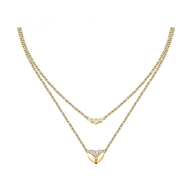 Karl Lagerfeld Kette Pave Amour KLBJW02 Edelstahl – Bild 1 von 3