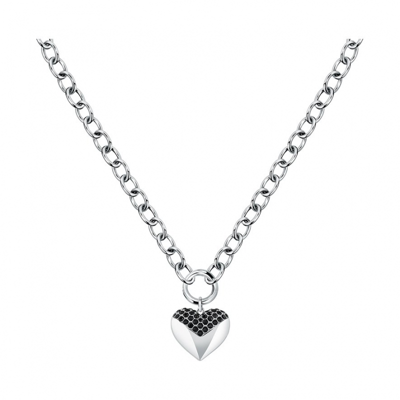 Karl Lagerfeld Kette Pave Amour KLBJW03 Edelstahl – Bild 1 von 3