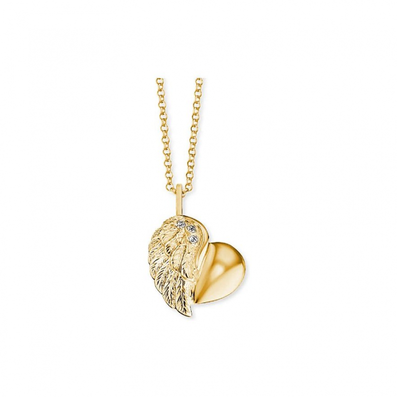 Engelsrufer Kette KOL ERN-LILHEARTWING25-G 925er Silber