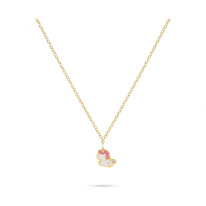 FAVS Little Friends Kette 89225047 Edelstahl, Emaille