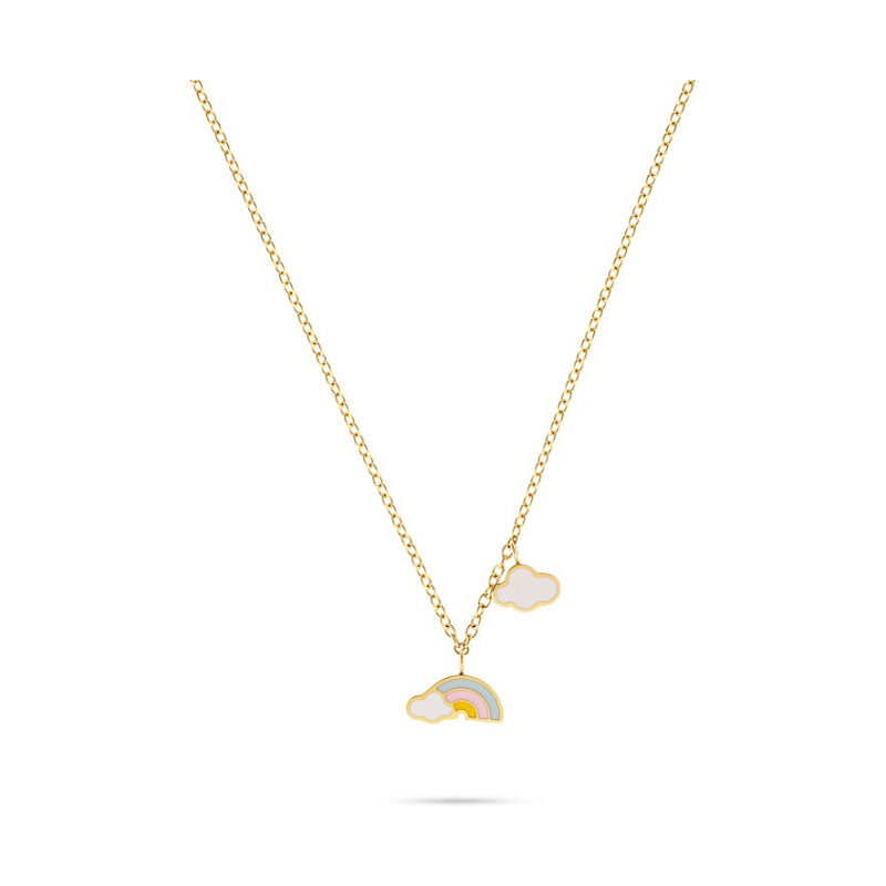 FAVS Little Friends Kette 89225059 Edelstahl, Emaille
