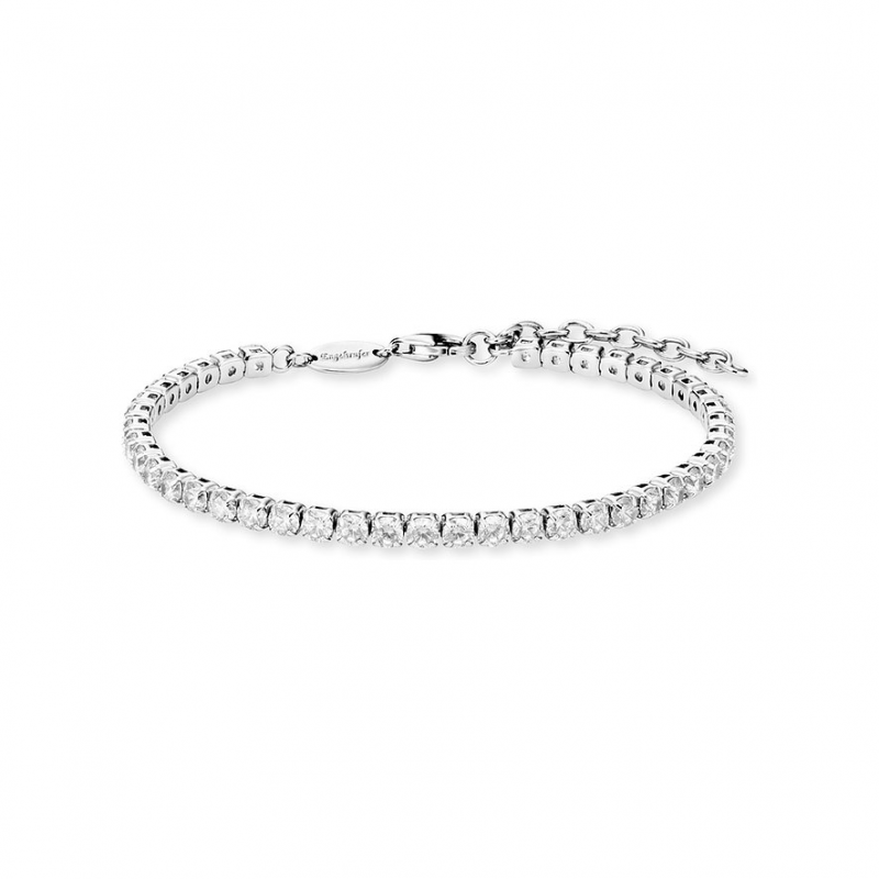 Engelsrufer Armband ERB-SHINYTENNIS-ZI 925er Silber, Farbstein