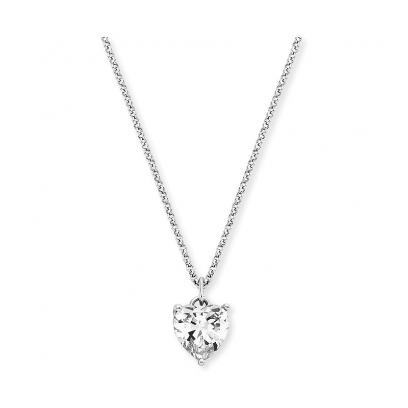 Engelsrufer Kette ERN-SHINYHEART-ZI 925er Silber, Farbstein