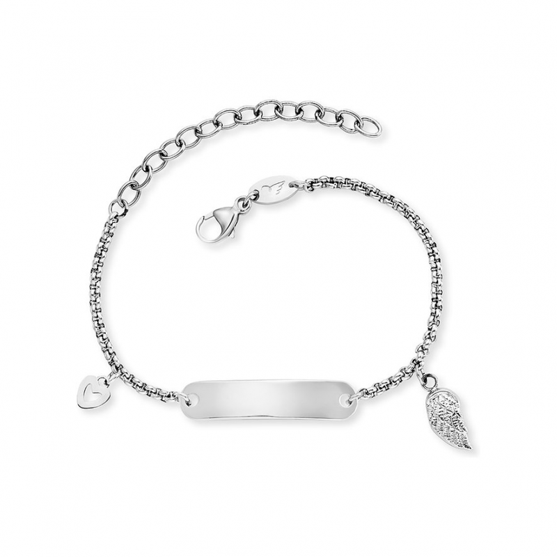 Engelsrufer I.D.-Armband HEBS-ID-WING Edelstahl