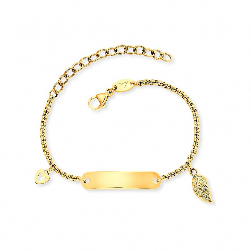 Engelsrufer I.D.-Armband HEBS-ID-WING-G Edelstahl