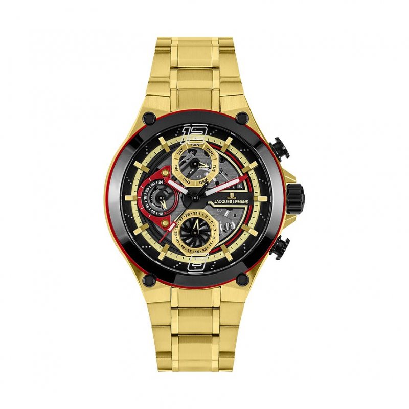 Jacques Lemans Chronograph Sport 1-2150H Edelstahl