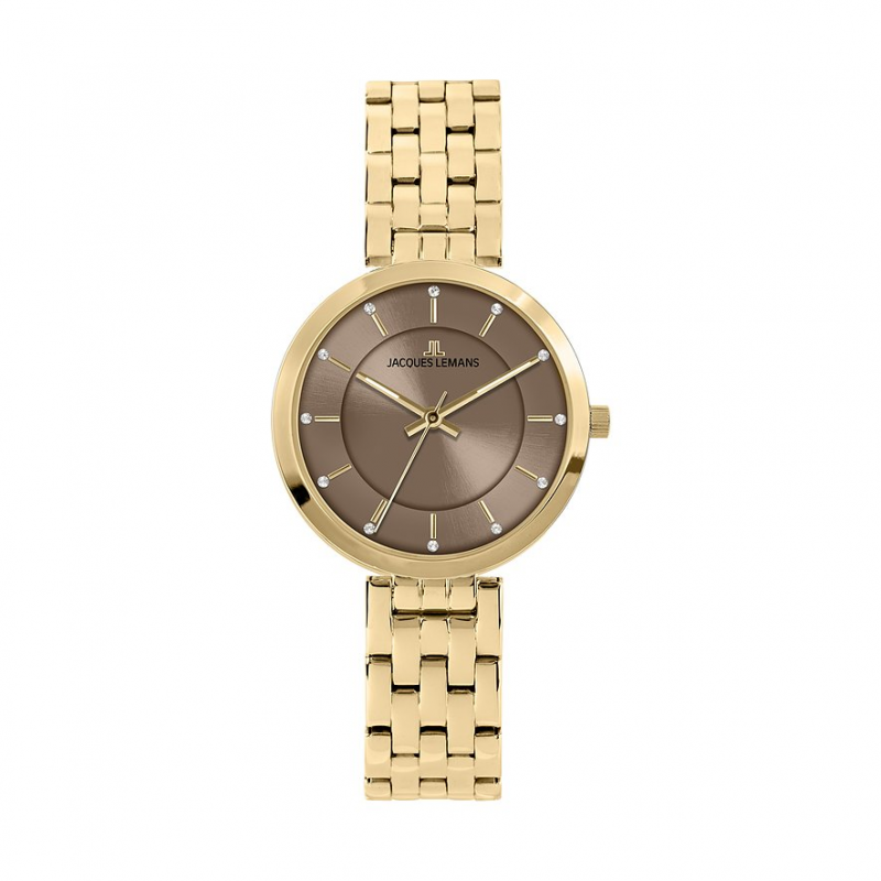 Jacques Lemans Damenuhr Elegance 1-2211F Edelstahl – Bild 1 von 2