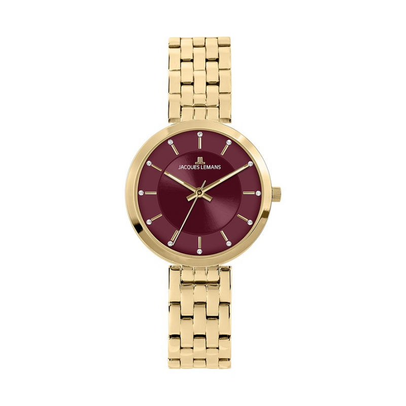 Jacques Lemans Damenuhr Elegance 1-2211H Edelstahl – Bild 1 von 2