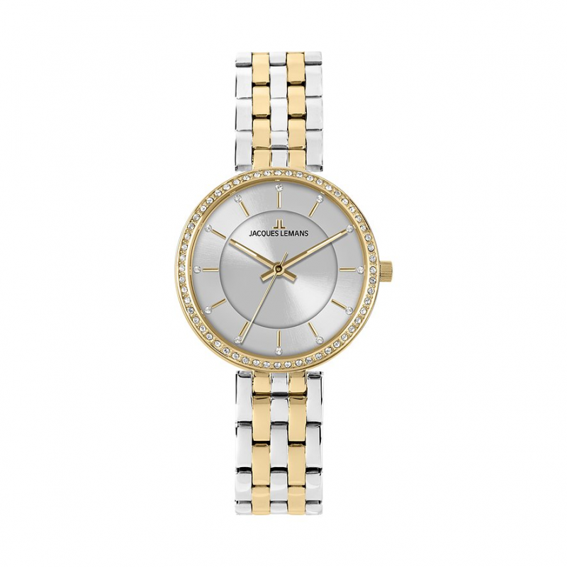 Jacques Lemans Damenuhr Elegance 1-2212C Edelstahl – Bild 1 von 2