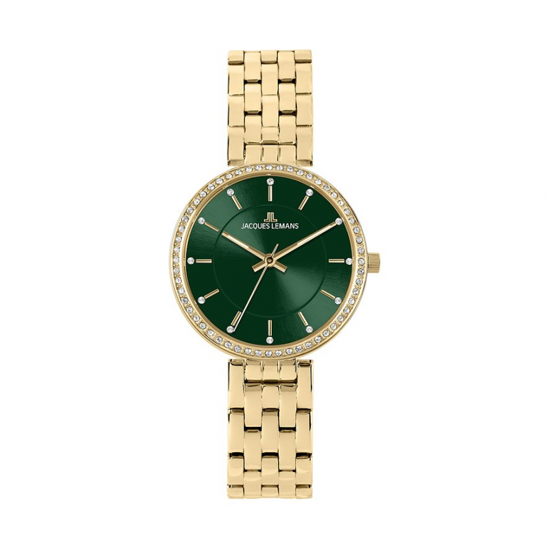 Jacques Lemans Damenuhr Elegance 1-2212G Edelstahl – Bild 1 von 2