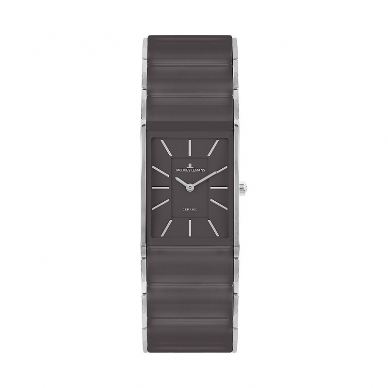 Jacques Lemans Damenuhr High-Tech Ceramic 1-2214F Edelstahl – Bild 1 von 2