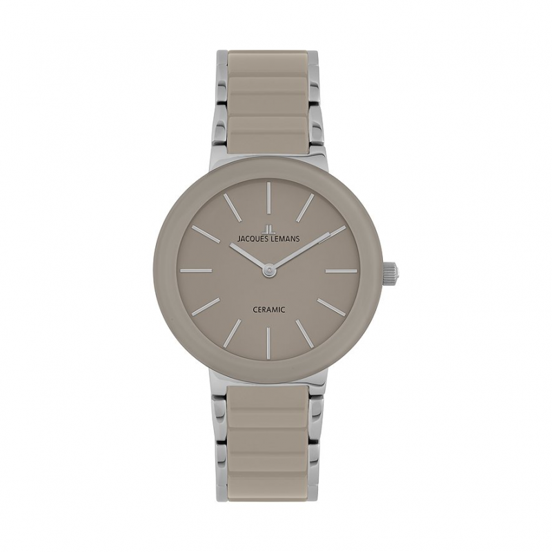 Jacques Lemans Damenuhr Classic 42-7S Edelstahl – Bild 1 von 2
