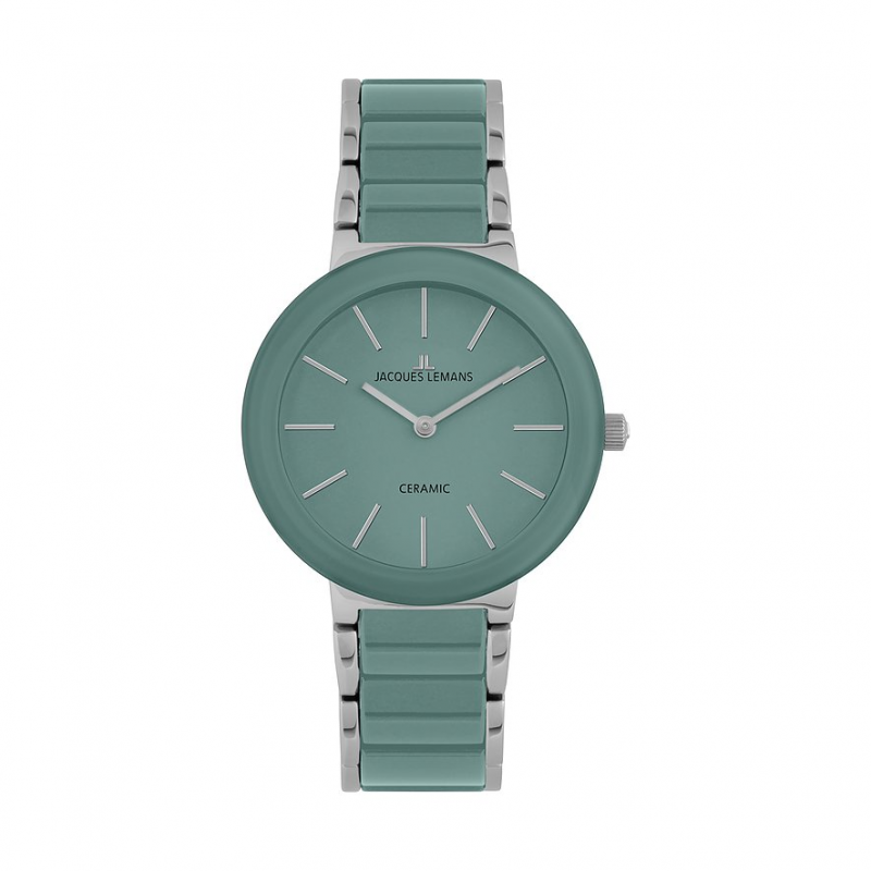 Jacques Lemans Damenuhr Classic 42-7ZC Edelstahl – Bild 1 von 2