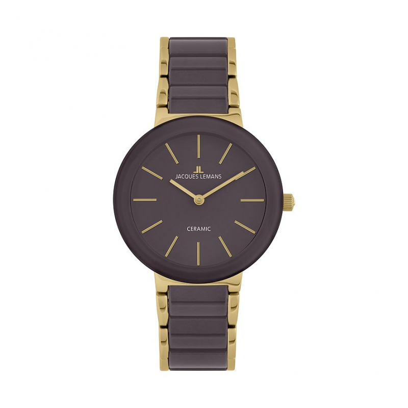 Jacques Lemans Damenuhr Classic 42-7ZE Edelstahl – Bild 1 von 2