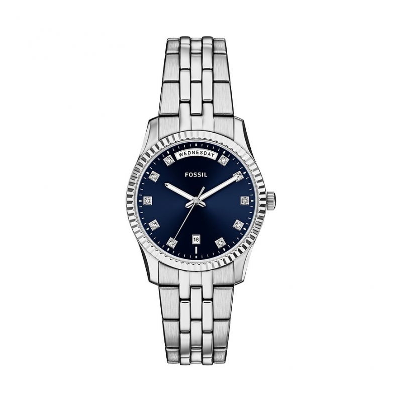 Fossil Damenuhr SCARLETTE ES5457 Edelstahl – Bild 1 von 3
