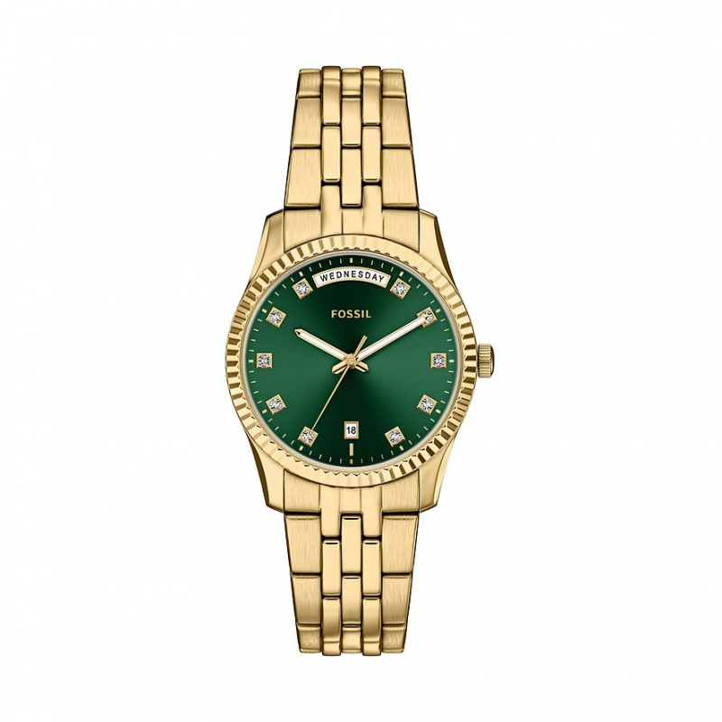 Fossil Damenuhr SCARLETTE ES5460 Edelstahl – Bild 1 von 3