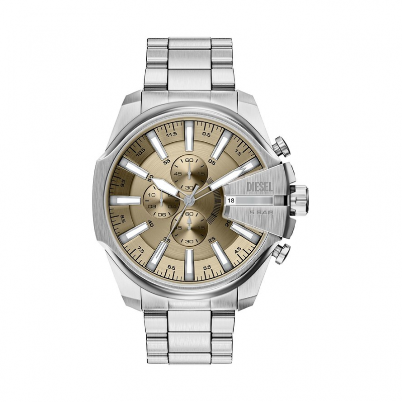 Diesel Chronograph SLIM MEGA CHIEF DZ4702 Edelstahl – Bild 1 von 3