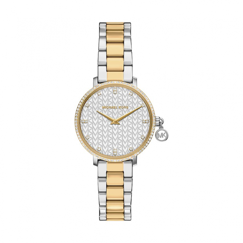 Michael Kors Damenuhr MINI PYPER MK7574 Edelstahl – Bild 1 von 3