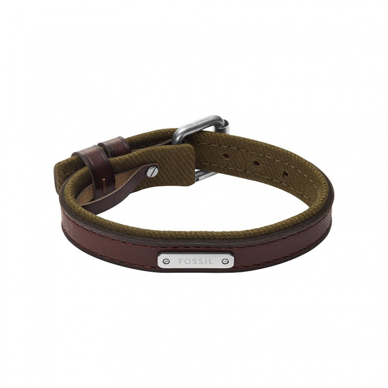 Fossil Armband EVERETT JA7315998 Leder, Metall – Bild 1 von 3