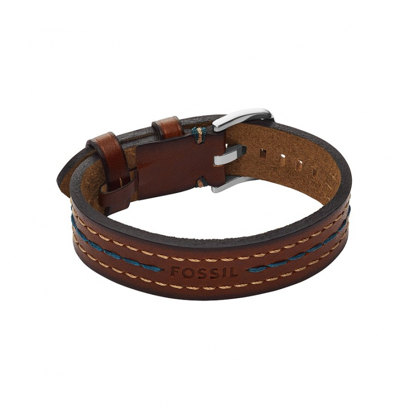 Fossil Armband EVERETT JF04949040 Leder, Edelstahl – Bild 1 von 3