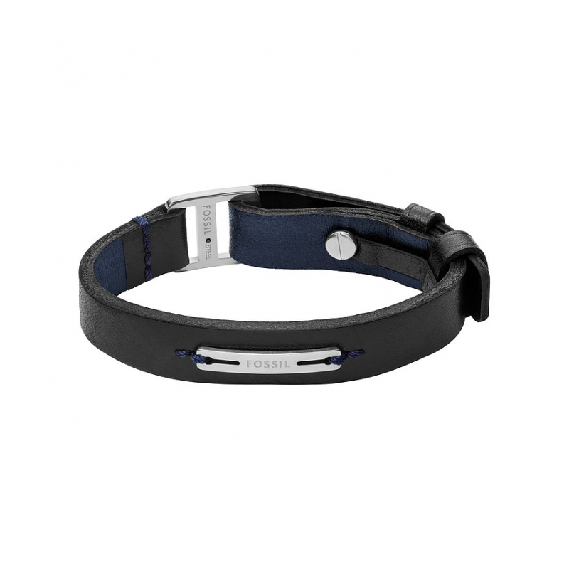 Fossil Armband MACHINE JF04964040 Leder, Edelstahl – Bild 1 von 3